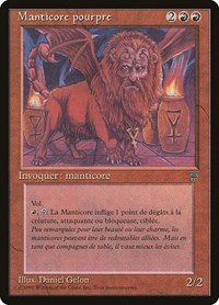 Crimson Manticore (French) - "Manticore pourpre" [Renaissance] | Cracking-Singles