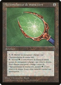 Green Mana Battery (French) - "Accumulateur de mana vert" [Renaissance] | Cracking-Singles