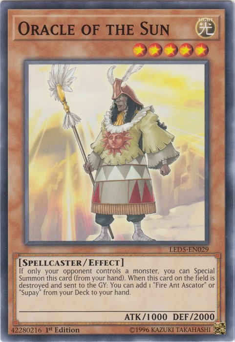 Oracle of the Sun [LED5-EN029] Common | Cracking-Singles