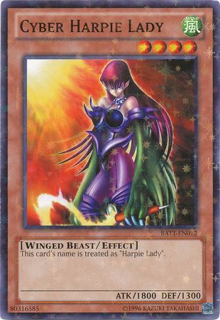 Cyber Harpie Lady [BATT-EN012] Starfoil Rare | Cracking-Singles