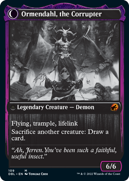 Jerren, Corrupted Bishop // Ormendahl, the Corrupted [Innistrad: Double Feature] | Cracking-Singles