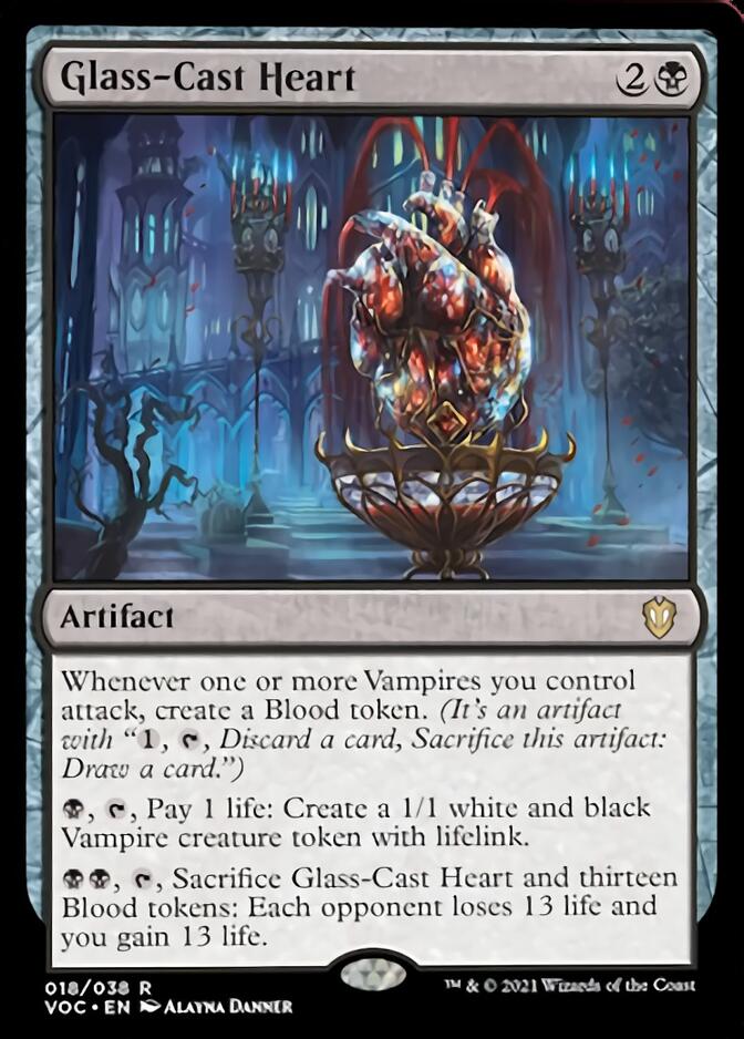 Glass-Cast Heart [Innistrad: Crimson Vow Commander] | Cracking-Singles