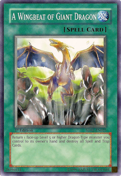 A Wingbeat of Giant Dragon [SDRL-EN025] Common | Cracking-Singles