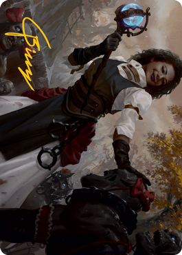 Skaab Wrangler Art Card (Gold-Stamped Signature) [Innistrad: Midnight Hunt Art Series] | Cracking-Singles