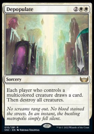 Depopulate (Promo Pack) [Streets of New Capenna Promos] | Cracking-Singles