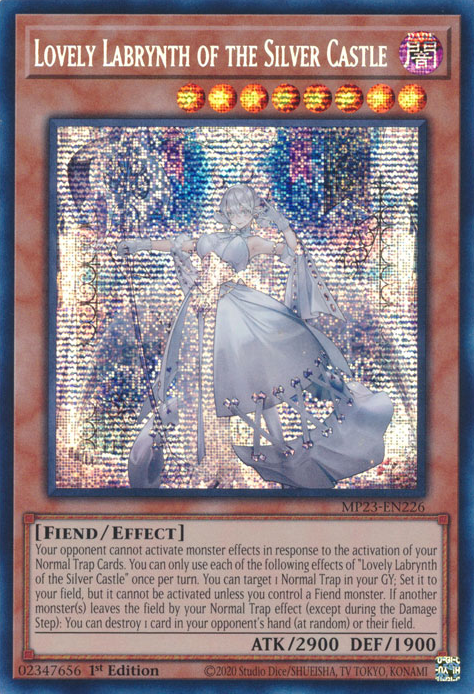 Lovely Labrynth of the Silver Castle [MP23-EN226] Prismatic Secret Rare | Cracking-Singles