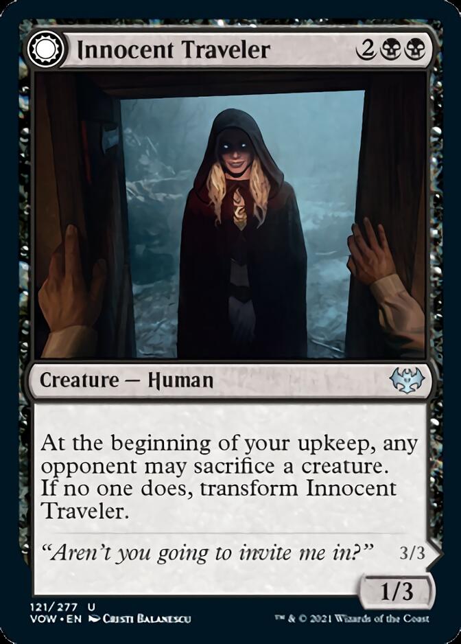 Innocent Traveler // Malicious Invader [Innistrad: Crimson Vow] | Cracking-Singles