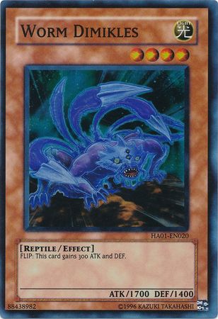 Worm Dimikles [HA01-EN020] Super Rare | Cracking-Singles