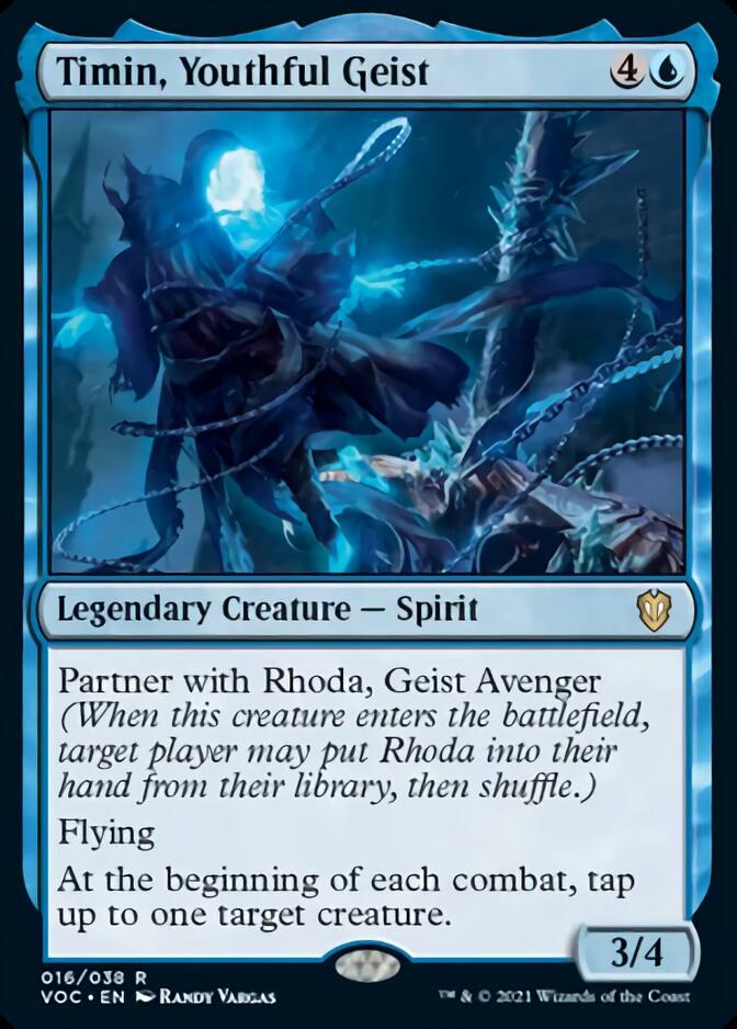 Timin, Youthful Geist [Innistrad: Crimson Vow Commander] | Cracking-Singles