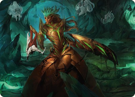 Glissa Sunslayer Art Card [Phyrexia: All Will Be One Art Series] | Cracking-Singles