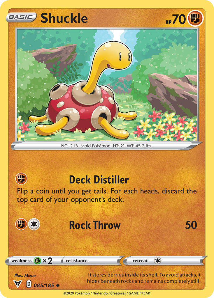 Shuckle (085/185) [Sword & Shield: Vivid Voltage] | Cracking-Singles