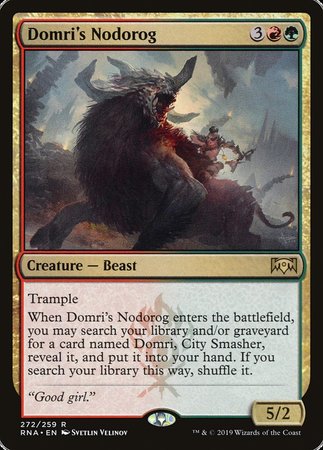 Domri's Nodorog [Ravnica Allegiance] | Cracking-Singles