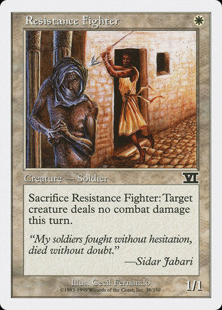 Resistance Fighter [Classic Sixth Edition] | Cracking-Singles