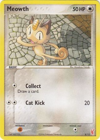 Meowth (4/12) [EX: Trainer Kit 2 - Plusle] | Cracking-Singles