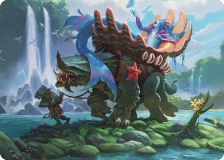 Vodalian Mindsinger Art Card [Dominaria United Art Series] | Cracking-Singles