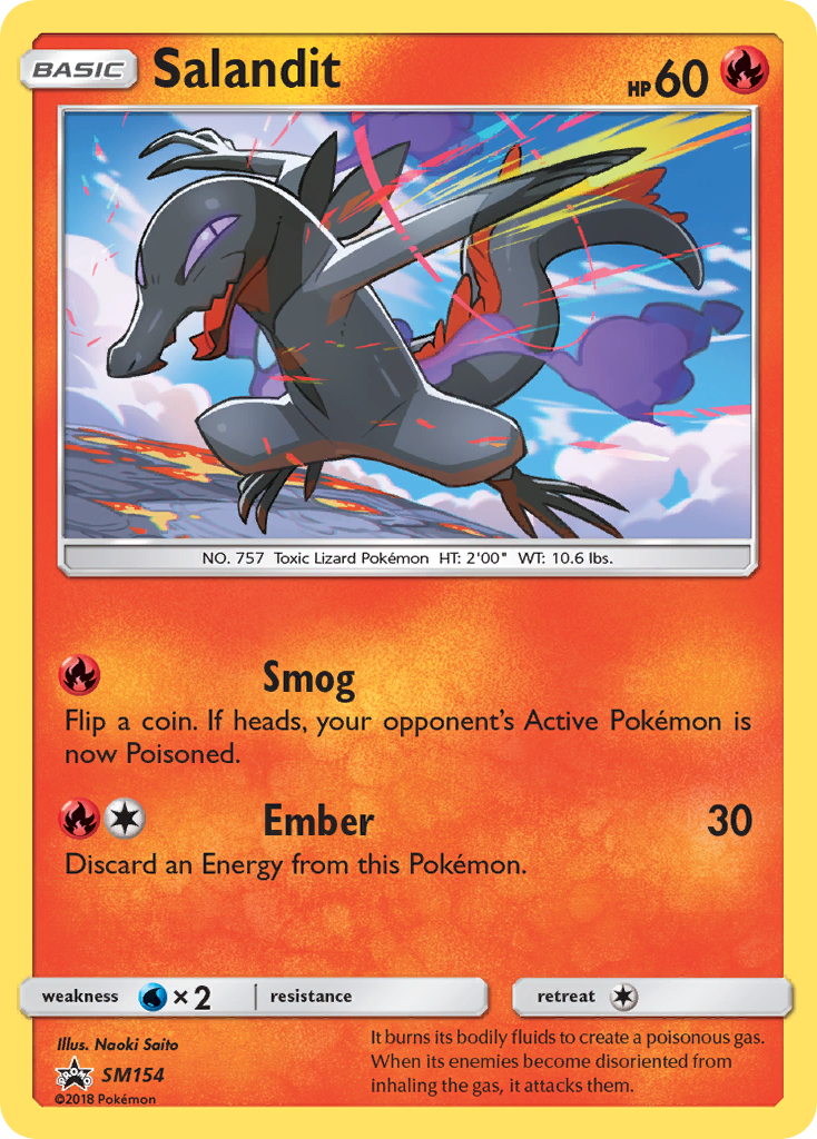 Salandit (SM154) [Sun & Moon: Black Star Promos] | Cracking-Singles