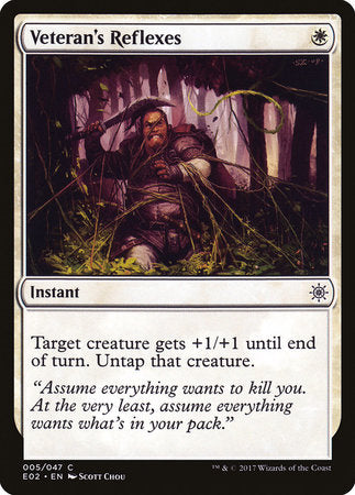 Veteran's Reflexes [Explorers of Ixalan] | Cracking-Singles