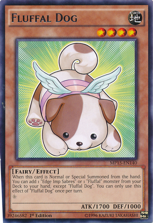 Fluffal Dog [MP15-EN140] Rare | Cracking-Singles