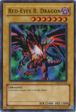 Red-Eyes B. Dragon [DB1-EN126] Super Rare | Cracking-Singles