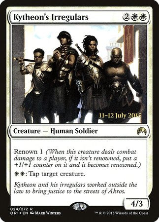 Kytheon's Irregulars [Magic Origins Promos] | Cracking-Singles