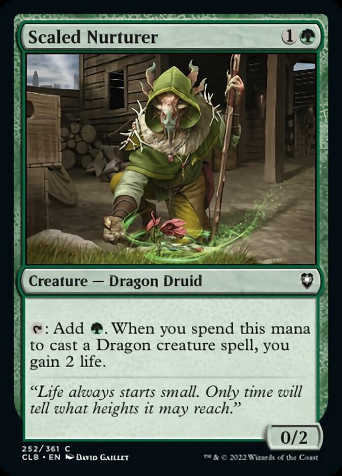 Scaled Nurturer [Commander Legends: Battle for Baldur's Gate] | Cracking-Singles