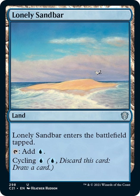 Lonely Sandbar [Commander 2021] | Cracking-Singles