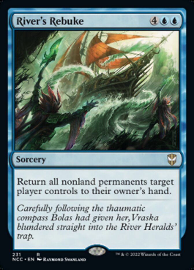 River's Rebuke [Streets of New Capenna Commander] | Cracking-Singles
