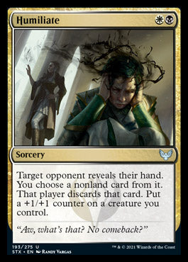 Humiliate [Strixhaven: School of Mages] | Cracking-Singles