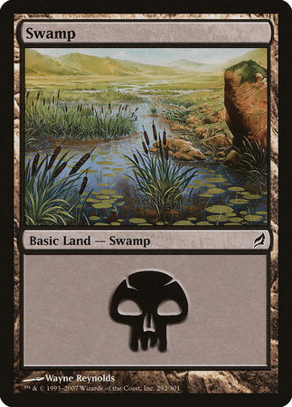 Swamp (292) [Lorwyn] | Cracking-Singles