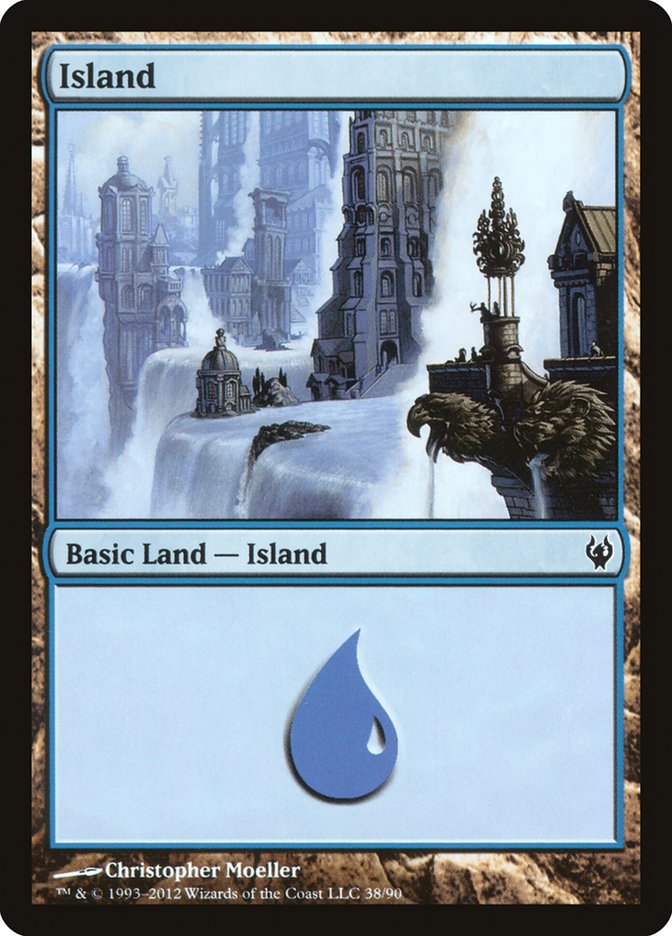 Island (38) [Duel Decks: Izzet vs. Golgari] | Cracking-Singles