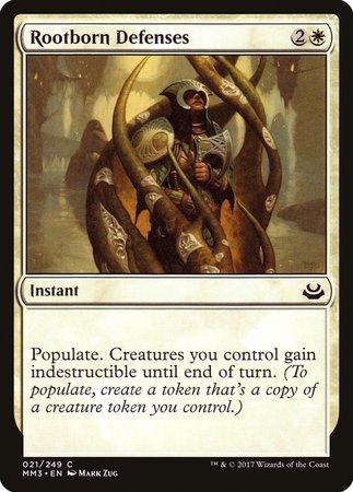 Rootborn Defenses [Modern Masters 2017] | Cracking-Singles