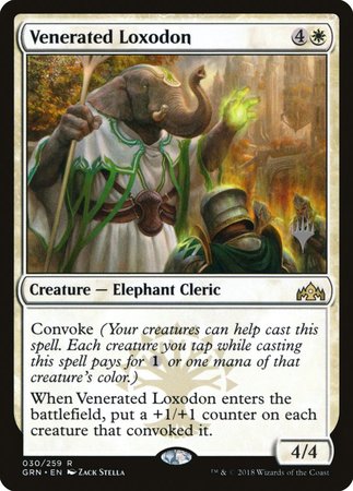 Venerated Loxodon [Guilds of Ravnica Promos] | Cracking-Singles