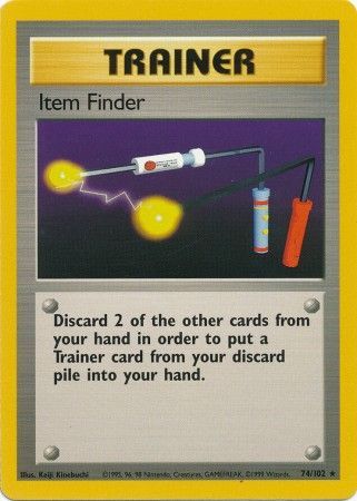 Item Finder (74/102) [Base Set Unlimited] | Cracking-Singles