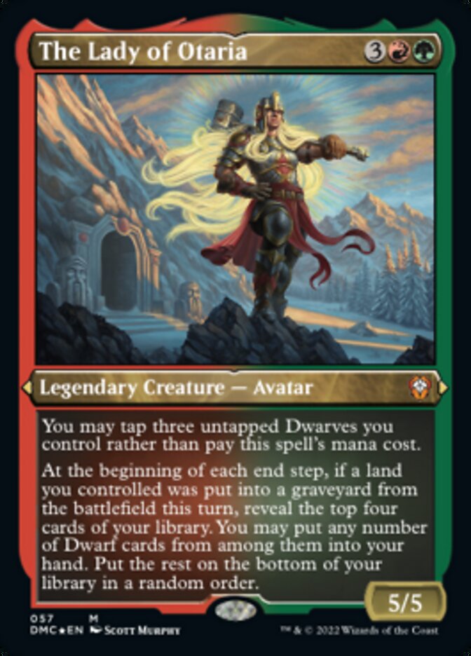 The Lady of Otaria (Foil Etched) [Dominaria United Commander] | Cracking-Singles