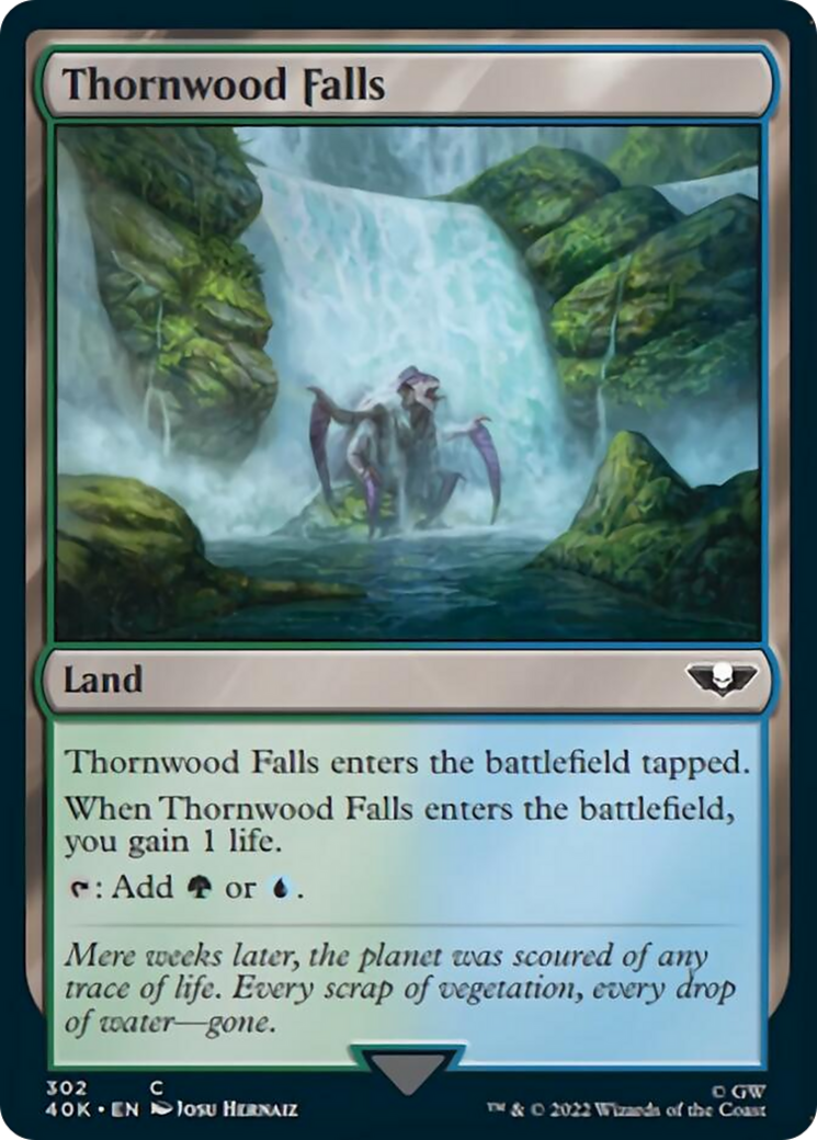 Thornwood Falls (Surge Foil) [Universes Beyond: Warhammer 40,000] | Cracking-Singles
