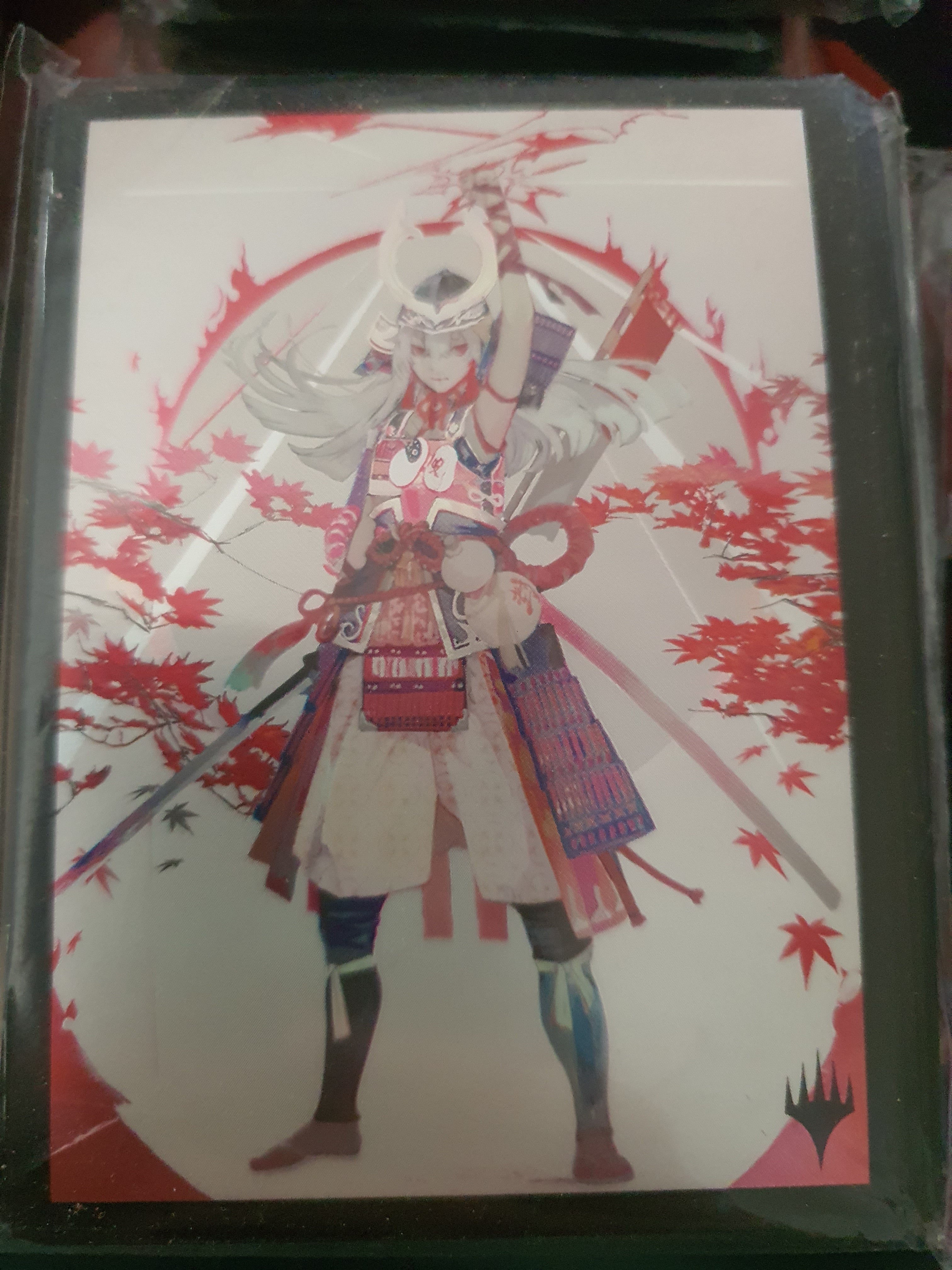 Japanese Strixhaven APAC Promo Sleeves - Lightning Helix | Cracking-Singles
