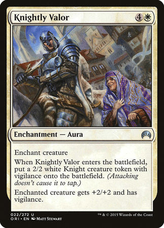 Knightly Valor [Magic Origins] | Cracking-Singles