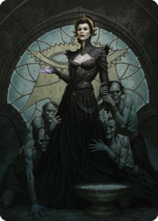 Liliana of the Veil Art Card [Dominaria United Art Series] | Cracking-Singles