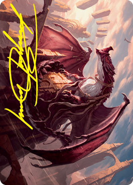 Velomachus Lorehold Art Card (Gold-Stamped Signature) [Strixhaven: School of Mages Art Series] | Cracking-Singles