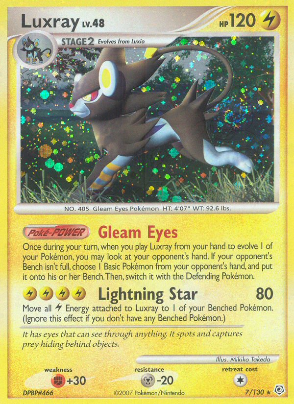 Luxray (7/130) [Diamond & Pearl: Base Set] | Cracking-Singles