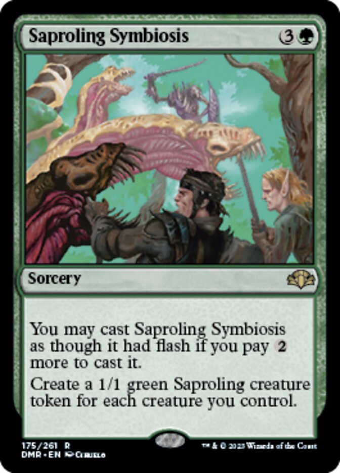 Saproling Symbiosis [Dominaria Remastered] | Cracking-Singles