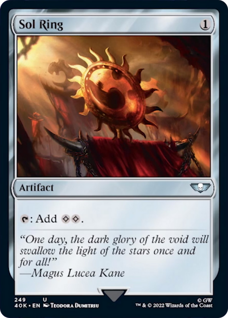 Sol Ring (249) (Surge Foil) [Universes Beyond: Warhammer 40,000] | Cracking-Singles