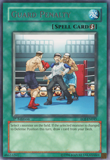 Guard Penalty [EOJ-EN045] Rare | Cracking-Singles