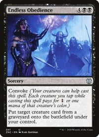 Endless Obedience [Zendikar Rising Commander] | Cracking-Singles