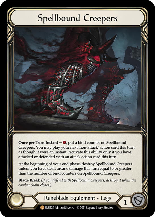 Spellbound Creepers [ELE224] (Tales of Aria)  1st Edition Cold Foil | Cracking-Singles