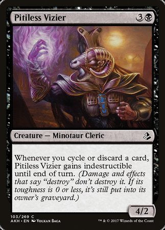 Pitiless Vizier [Amonkhet] | Cracking-Singles