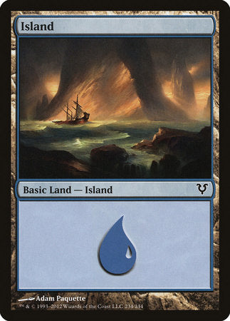 Island (234) [Avacyn Restored] | Cracking-Singles