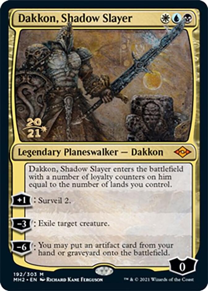 Dakkon, Shadow Slayer [Modern Horizons 2 Prerelease Promos] | Cracking-Singles