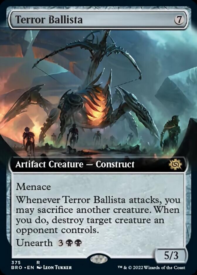 Terror Ballista (Extended Art) [The Brothers' War] | Cracking-Singles