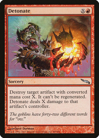 Detonate [Mirrodin] | Cracking-Singles